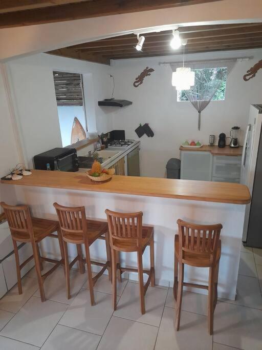 Maison Bord De Mer A 100 M Saint-Francois  Extérieur photo